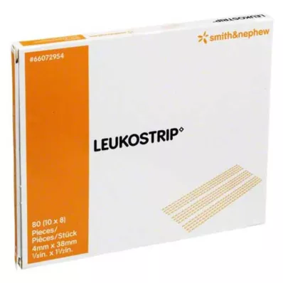 LEUKOSTRIP Trake za šavove rana 4x38 mm, 10x8 kom