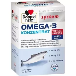 DOPPELHERZ Omega-3 koncentrat sustav kapsula, 120 kom