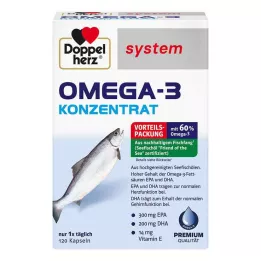 DOPPELHERZ Omega-3 koncentrat sustav kapsula, 120 kom