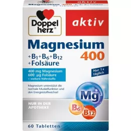DOPPELHERZ Magnezij 400 mg tablete, 60 kom