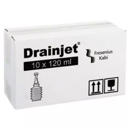 FREKA DRAINJET Fiziološka otopina 0,9% ISO, 10X120 ml