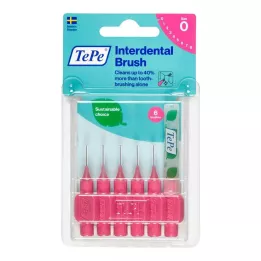 TEPE Interdentalna četkica original 0.4mm ISO 0 pink, 6 kom