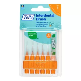 TEPE Interdentalna četkica original 0,45 mm ISO 1 narančasta, 6 kom