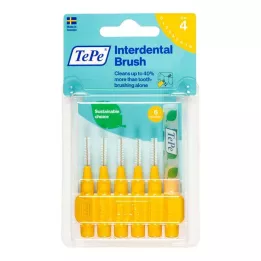 TEPE Interdentalna četkica original 0,7mm ISO 4 žuta, 6 kom
