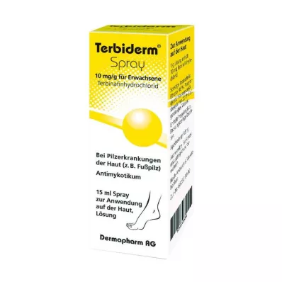 Terbiderm sprej, 15 ml