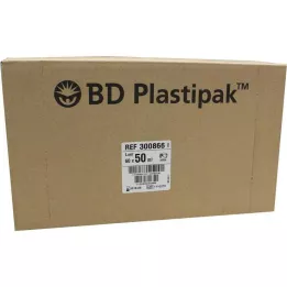 BD PLASTIPAK Spr.50 ml Luer excentric, 60X50 ml