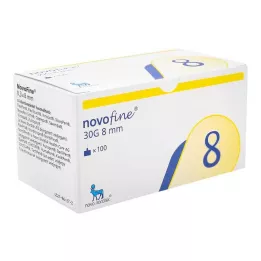 NOVOFINE 8 kanila 0,30x8 mm 30 G tanke stijenke, 100 komada
