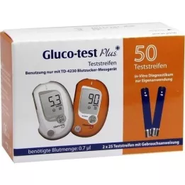 GLUCO TEST Plus trake za mjerenje šećera u krvi, 50 kom
