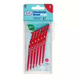 TEPE Interdentalna četkica Angle 0.5mm ISO 2 crvene, 6 kom