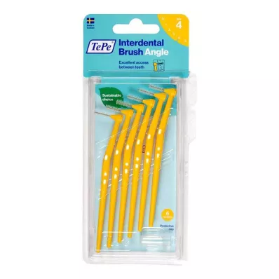 TEPE Interdentalna četkica Angle 0.7mm ISO 4 žuta, 6 kom