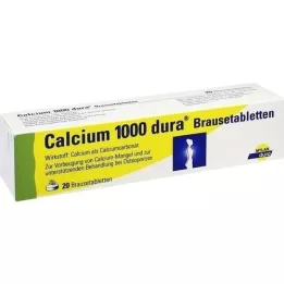 CALCIUM 1000 dura šumeće tablete, 20 kom