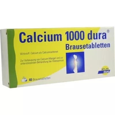 CALCIUM 1000 dura šumeće tablete, 40 kom