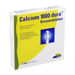 CALCIUM 1000 dura šumeće tablete, 100 kom
