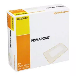 PRIMAPORE 8x10 cm obloga za rane sterilna, 20 kom
