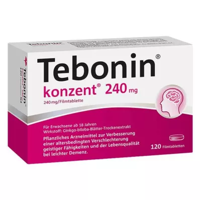 TEBONIN koncentrat 240 mg filmom obložene tablete, 120 kom