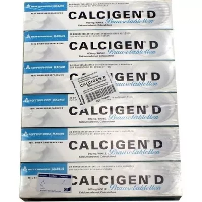 CALCIGEN D 600 mg/400 IU šumeće tablete, 120 kom