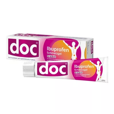 doc Ibuprofen gel protiv bolova 5%, 150 g
