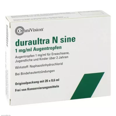 DURAULTRA N sine kapi za oko, 20X0,6 ml DURAULTRA N sine kapi za oko, 20X0,6 ml