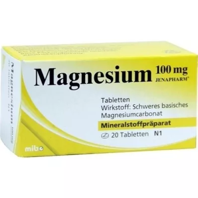 MAGNESIUM 100 mg Jenapharm tablete, 20 kom