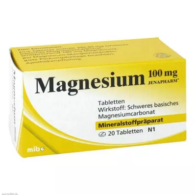 MAGNESIUM 100 mg Jenapharm tablete, 20 kom