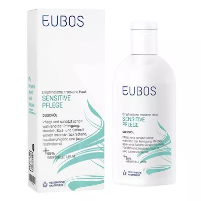 EUBOS SENSITIVE Ulje za tuširanje F, 200 ml