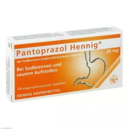 PANTOPRAZOL Hennig b. Žgaravica 20 mg msr.Tabela, 14 kom
