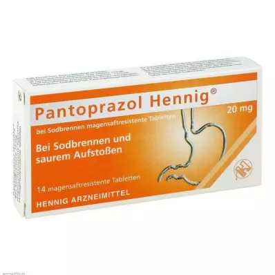 PANTOPRAZOL Hennig b. Žgaravica 20 mg msr.Tabela, 14 kom
