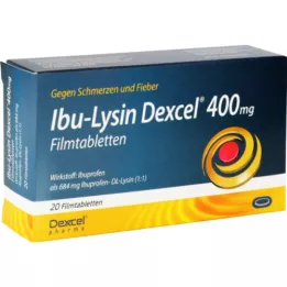 IBU-LYSIN Dexcel 400 mg filmom obložene tablete, 20 kom