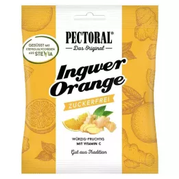 PECTORAL Đumbir naranča slatkiši bez šećera, 60 g