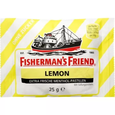 FISHERMANS FRIEND Pastile od limuna bez šećera, 25 g