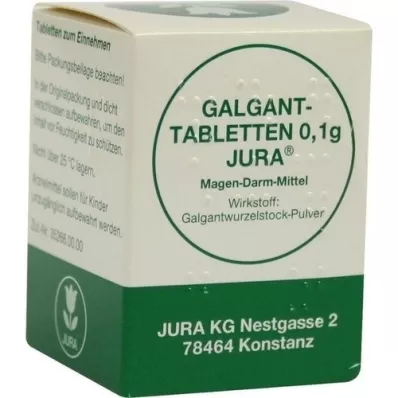 GALGANTTABLETTEN 0,1 g Jura, 100 kom