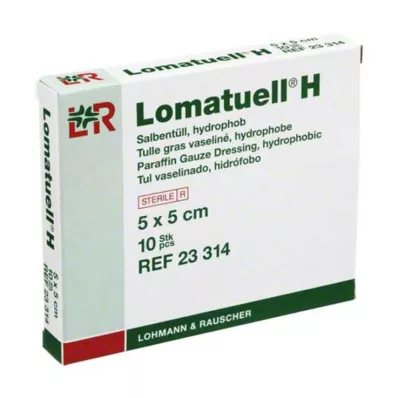 LOMATUELL H mast tila 5x5 cm sterilna, 10 kom LOMATUELL H mast tila 5x5 cm sterilna, 10 kom