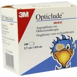 OPTICLUDE 3M maxi 5,7x8 cm 1539/100, 100 kom