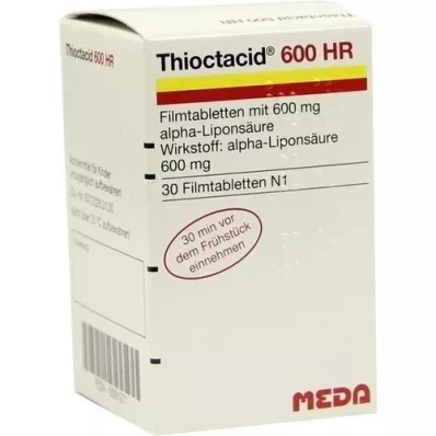 THIOCTACID 600 HR filmom obloženih tableta, 30 kom