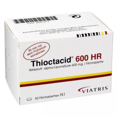 THIOCTACID 600 HR filmom obloženih tableta, 30 kom