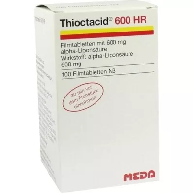 THIOCTACID 600 HR filmom obloženih tableta, 100 kom