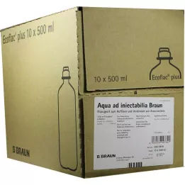 AQUA AD injectabilia Ecoflac Plus otopina za infuziju, 10x500 ml