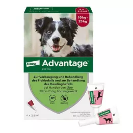 ADVANTAGE 250 otopina za pse 10-25 kg, 4 kom