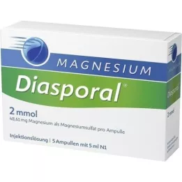 MAGNESIUM DIASPORAL Ampule od 2 mmol, 5X5 ml