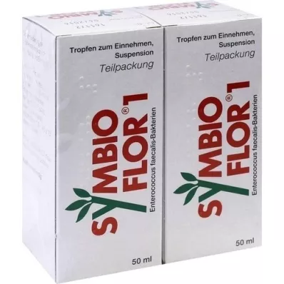 SYMBIOFLOR 1 suspenzija, 2X50 ml