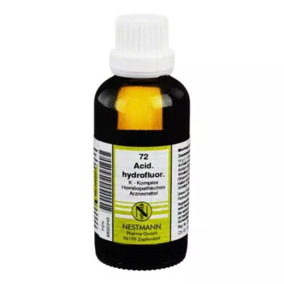 ACIDUM HYDROFLUORICUM K Complex No.72 Razrjeđenje, 50 ml ACIDUM HYDROFLUORICUM K Complex No.72 Razrjeđenje, 50 ml