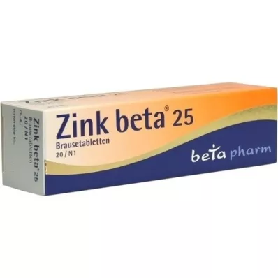 ZINK BETA 25 šumećih tableta, 20 kom