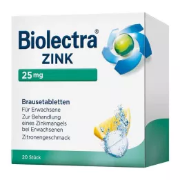 Biolectra cink šumeće tablete, 20 kom