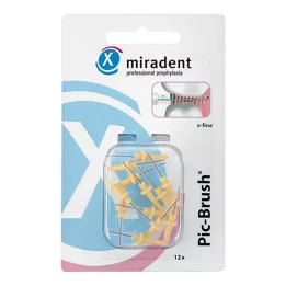 PIC BRUSH Interdentalna nadomjesna cjevčica 1,8 mm žuta, 12 komada