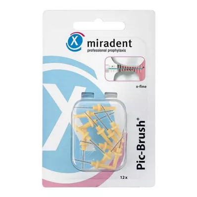PIC BRUSH Interdentalna nadomjesna cjevčica 1,8 mm žuta, 12 komada