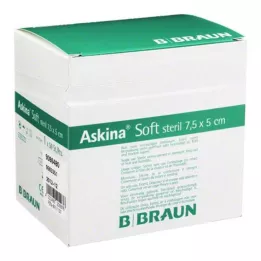 ASKINA Meki povoj za rane 5x7,5 cm sterilan, 50 kom