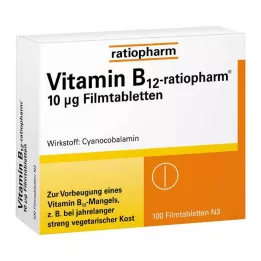 VITAMIN B12-RATIOPHARM 10 μg filmom obložene tablete, 100 kom