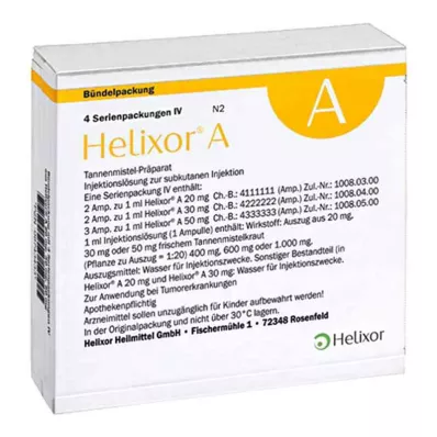 Helixor A serija pakiranja IV ampula (4x7 komada) Helixor A serija pakiranja IV ampula (4x7 komada)