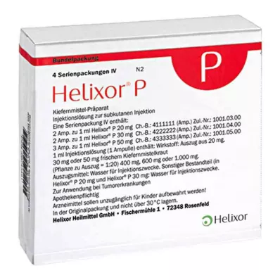 Helixor P serija pakiranje IV ampula (4x7 kom)