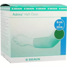ASKINA Ljepljivi zavoj boja 8 cmx20 m zelena, 1 kom